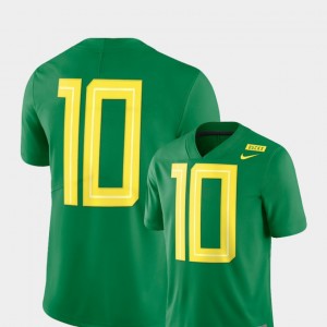 Men's Nike Apple Green Oregon Ducks #21 Limited Football Jersey