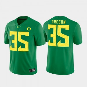Men Game #35 University of Oregon college Jersey - Green