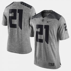 Men Gridiron Gray Limited UO Gridiron Limited #21 college Jersey - Gray