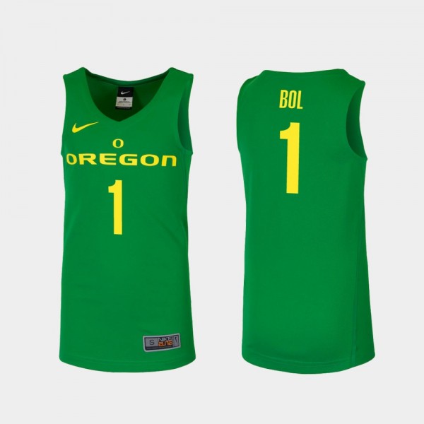Bol Bol Signed Autographed Oregon Ducks Nike Jersey PSA/DNA COA